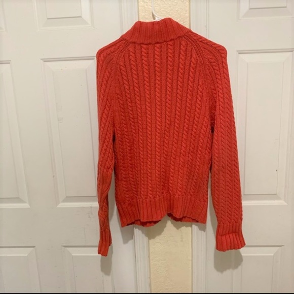 GAP Red Cardigan Sweater Large - Picture 4 of 4